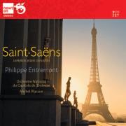 Saint-Saëns: Complete Piano Concertos. Autor: Philippe Entremont, Orchestre National du Capitole de Toulouse, Michel Plasson. Dadada.pl Okładka książki Saint-Saëns: Complete Piano Concertos