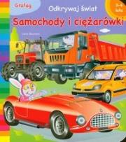 Samochody i ciężarówki. Autor: Boumans Lieve. Dadada.pl Okładka książki Samochody i ciężarówki
