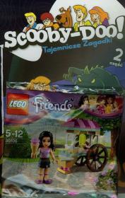 Opakowanie Scooby Doo 2 Tajemnicze zagadki Zestaw 2 książki + figurka Lego