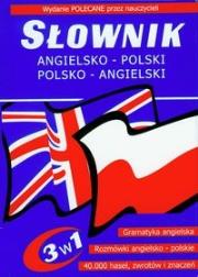Słownik angielsko-polski polsko-angielski 3 w 1 oprawa plastikowa. Autor: praca zbiorowa. Dadada.pl Okładka książki Słownik angielsko-polski polsko-angielski 3 w 1 oprawa plastikowa