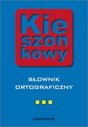 Okładka książki Słownik kieszonkowy ortograficzny