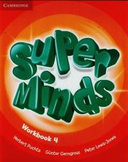 Super Minds 4 WB CAMBRIDGE. Autor: Puchta Herbert, Gerngross Gunter, Lewis-Jones Peter. Dadada.pl Okładka książki Super Minds 4 WB CAMBRIDGE