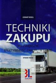 Techniki zakupu. Jak zwiększyć efektywność zakupów. Autor: Lennart Rosell. Dadada.pl Okładka książki Techniki zakupu. Jak zwiększyć efektywność zakupów