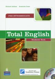Total English Pre-Intermediate Students Book + DVD. Autor: Acklam Richard, Araminta Crace. Dadada.pl Okładka książki Total English Pre-Intermediate Students Book + DVD