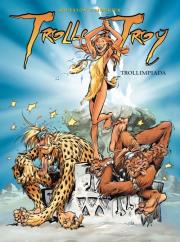 Trolle z Troy Trollimpiada t. 11. Autor: Arleston Christophe. Dadada.pl Okładka książki Trolle z Troy Trollimpiada t. 11