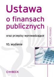 Okładka książki Ustawa o finansach publicznych