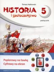 Wehikuł czasu Historia i społeczeństwo 5 Podręcznik + multipodręcznik + CD. Autor: Małkowski Tomasz. Dadada.pl Okładka książki Wehikuł czasu Historia i społeczeństwo 5 Podręcznik + multipodręcznik + CD