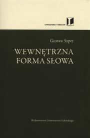 Okładka książki Wewnętrzna forma słowa
