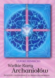 Wielkie karty Archaniołów + 18 kart. Autor: Ulrike Hinrichs. Dadada.pl Okładka książki Wielkie karty Archaniołów + 18 kart