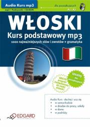 Okładka książki Włoski Kurs podstawowy MP3. Audio kurs (książka + CD)