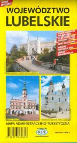Okładka książki Województwo lubelskie mapa administracyjno-turystyczna