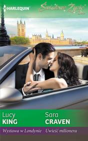 Wystawa w Londynie / Uwieść milionera. Autor: Hawking Lucy, Craven Sara. Dadada.pl Okładka książki Wystawa w Londynie / Uwieść milionera