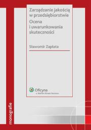 Okładka książki Zarządzanie jakością w przedsiębiorstwie