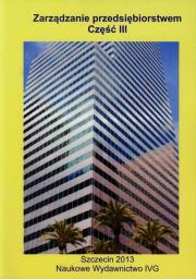 Zarządzanie przedsiębiorstwem część III. Wydawca: IVG. Dadada.pl Opakowanie Zarządzanie przedsiębiorstwem część III