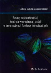 Okładka książki Zasady rachunkowości, kontrola wewnętrzna...