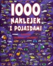 Okładka książki 1000 naklejek z pojazdami