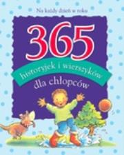 Okładka książki 365 historyjek i wierszyków dla chłopców