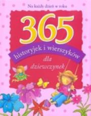 Okładka książki 365 historyjek i wierszyków dla dziewczynek