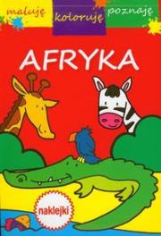 Okładka książki Afryka. Maluję, koloruję, poznaję