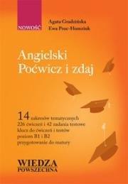 Angielski. Poćwicz i zdaj. Autor: Anna Gradzińska, Ewa Proc-Homziuk. Dadada.pl Okładka książki Angielski. Poćwicz i zdaj