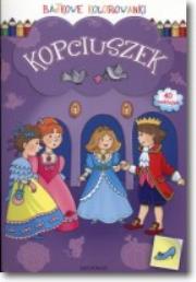 Okładka książki Bajkowe kolorowanki - Kopciuszek