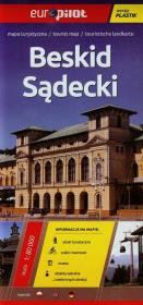 Okładka książki Beskid Sądecki mapa turystyczna