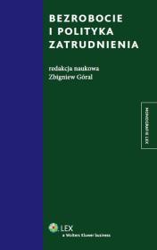 Okładka książki Bezrobocie i polityka zatrudnienia