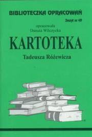 Biblioteczka opracowań nr 049 Kartoteka. Autor: Danuta Wilczycka. Dadada.pl Okładka książki Biblioteczka opracowań nr 049 Kartoteka