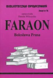 Biblioteczka opracowań nr 076 Faraon. Autor: Danuta Wilczycka. Dadada.pl Okładka książki Biblioteczka opracowań nr 076 Faraon