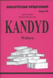 Biblioteczka opracowań nr 092 Kandyd. Autor: Danuta Polańczyk. Dadada.pl Okładka książki Biblioteczka opracowań nr 092 Kandyd