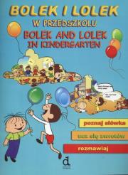 Okładka książki Bolek i Lolek w przeszkolu Bolek and Lolek in kindergarten