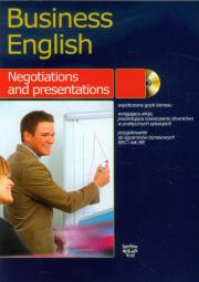 Business English Negotiations and presentation z płytą CD. Autor: Warżała-Wojtasiak Magdalena. Dadada.pl Okładka książki Business English Negotiations and presentation z płytą CD