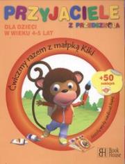 Ćwiczymy razem z małpką Kiki. Autor: TBH191. Dadada.pl Okładka książki Ćwiczymy razem z małpką Kiki