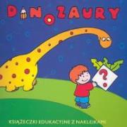 Okładka książki Dinozaury - książeczka z naklejkami