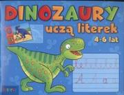 Okładka książki Dinozaury uczą literek 4-6 LITERKA