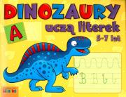 Okładka książki Dinozaury uczą literek 5-7 LITERKA