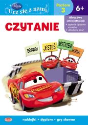 Okładka książki Disney ucz się z nami. Auta. Czytanie