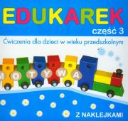 Okładka książki Edukarek część 3. Ćwiczenia dla dzieci w wieku przedszkolnym
