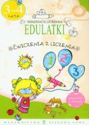 Edulatki. Ćwiczenia z liczenia 3-4 lat ZS. Autor: Czyżowska Małgorzata. Dadada.pl Okładka książki Edulatki. Ćwiczenia z liczenia 3-4 lat ZS