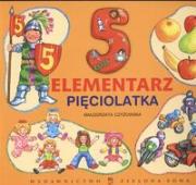 Elementarz 5-latka. Autor: Czyżowska Małgorzata. Dadada.pl Okładka książki Elementarz 5-latka