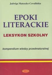 Okładka książki Epoki literackie. Leksykon szkolny