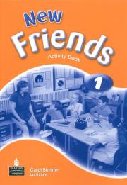 Friends NEW 1 WB LONGMAN. Autor: Carol Skinner, Mariola Bogucka, Kilbey Liz. Dadada.pl Okładka książki Friends NEW 1 WB LONGMAN