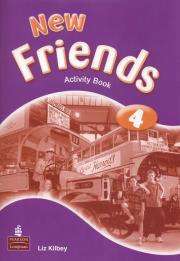 Friends NEW 4 WB LONGMAN. Autor: Carol Skinner, Mariola Bogucka, Kilbey Liz. Dadada.pl Okładka książki Friends NEW 4 WB LONGMAN