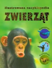 Ilustrowana encyklopedia zwierząt. Autor: Sally Morgan. Dadada.pl Okładka książki Ilustrowana encyklopedia zwierząt