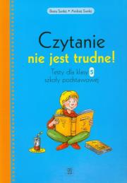 Okładka książki J.polski SP Czytanie nie jest trudne kl. 5 WSIP
