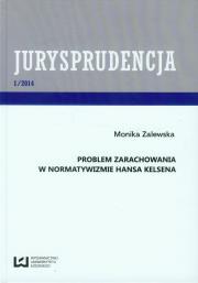 Okładka książki Jurysprudencja 1/2014 Problem zarachowania w normatywizmie Hansa Kelsena