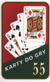 Okładka książki Karty - 55 listków TREFL