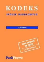 Okładka książki Kodeks spółek handlowych