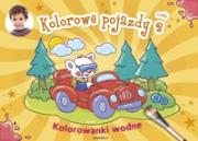 Okładka książki Kolorowanki wodne. Kolorowe pojazdy cz.2