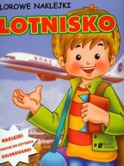 Kolorowe naklejki Lotnisko. Autor: TBH067. Dadada.pl Okładka książki Kolorowe naklejki Lotnisko